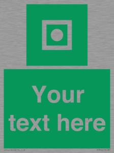 Custom sign safe condition Shipboard general alarm